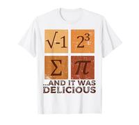 I Ate Some Pie and It was Delicious Pi Day Funny Math Pun T-Shirt