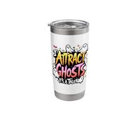 I Attract Ghosts It's A Talent Halloween Stainless Steel Insulated Tumbler