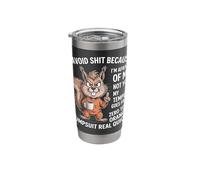 I Avoid Stuff Because I'm Afraid of me not You My Temper Stainless Steel Insulated Tumbler