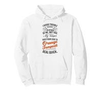 I Avoid Trouble Because I’m Afraid Of Me Not You Funny Humor Pullover Hoodie