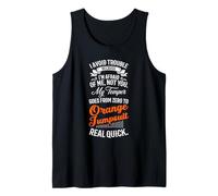 I Avoid Trouble Because I’m Afraid of Me Not You Funny Humor Tank Top