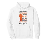 I Avoid Trouble Because I’m Afraid Of Me Orange Jumpsuit Pullover Hoodie