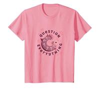 I Axolotl Questions Everything Cute Curious Amphibian T-Shirt, Kids, Pink, 3 Years