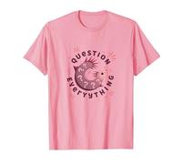 I Axolotl Questions Everything Cute Curious Amphibian T-Shirt, Men, Pink, S