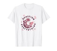 I Axolotl Questions Everything Cute Curious Amphibian T-Shirt, Men, White, 4XL