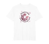 I Axolotl Questions Everything Cute Curious Amphibian T-Shirt, Men's Big and Tall, White, 5X Tall