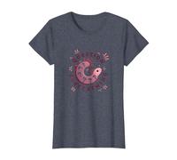 I Axolotl Questions Everything Cute Curious Amphibian T-Shirt, Women, Heather Blue, L