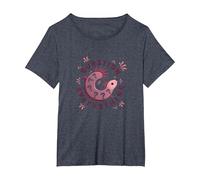 I Axolotl Questions Everything Cute Curious Amphibian T-Shirt, Women's Plus, Heather Blue, 6X