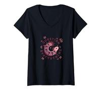 I Axolotl Questions Everything Cute Curious Amphibian V-Neck T-Shirt, Women, Black, S