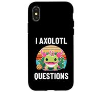 I Axolotl Questions Fun Cookie Eater Thinking About Snacks Case for iPhone X/XS