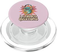 I Axolotl Questions Funny Music Podcaster Salamander Kids PopSockets PopGrip for MagSafe