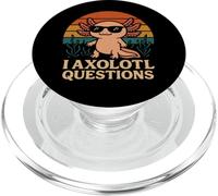 I Axolotl Questions Funny Retro Amphibian Pun PopSockets PopGrip for MagSafe