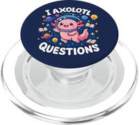 I Axolotl Questions Space Galaxy Astronaut Cute Animal Kids PopSockets PopGrip for MagSafe