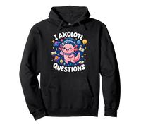 I Axolotl Questions Space Galaxy Astronaut Cute Animal Kids Pullover Hoodie