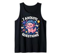 I Axolotl Questions Space Galaxy Astronaut Cute Animal Kids Tank Top