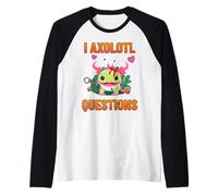I Axolotl Questions Strawberry Eater Thinking About Snacks Raglan Baseball Tee