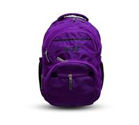 I. B. H IBH 50L Large Spacious Laptop Backpack Comes with Multiple Compartments Water Proof Washable Light Weight for College Travel Weekends Unisex, Purple, 50L, Casual