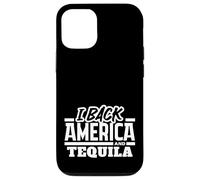 I Back America and Tequila Patriotic Drinking Pride Case for iPhone 12/12 Pro
