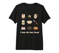 I Bake My Own Bread Sourdough Starter Tools Graphic Premium T-Shirt