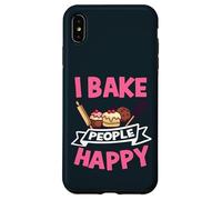 I Bake People Happy Cookie Muffin Cupcake Baking Baker Case for iPhone XS Max
