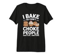 I Bake People Happy Pastry Chef Cake Cookie Bake Happy Bake Premium T-Shirt