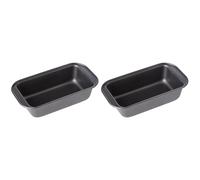 I-Bake Premium 1lb Non-Stick Loaf Pan - Easy Release, Small Loaf Pan, Durable Bakeware for Perfect Baking Results - Ideal for Cakes, Breads, and More (Pack of 2)