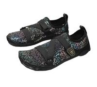 I Base Summer Adult Barefoot Wading Upstream Shoes, Non-Slip Water Drainage Sole, Quick Dry Breathable Aqua Beach Footwear for Swimming Boating Diving Yoga River Trekking (Color Letters Black,7.5)
