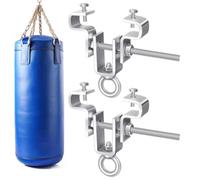 I Beam Clamp, Punching Bag Hanger, Steel Boxing Bag Mount, Fighting Gym | Solid Alloy Metal Plate, Dual Bolt Clamping Jaw, High Load Capacity , Anti Coating, Quick Screw Fastener