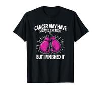 I Beat Breast Cancer | Pink Gloves Breast Cancer Survivor T-Shirt