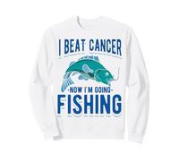 I Beat Cancer Now I'm Going Fishing Sweatshirt
