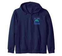 I Beat Cancer Now I'm Going Fishing Zip Hoodie