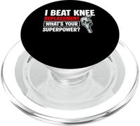 I Beat Knee Replacement Whats Your Superpower? PopSockets PopGrip for MagSafe