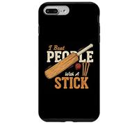 I Beat People With A Stick Funny Cricket Player Batsman Case for iPhone 7 Plus/8 Plus