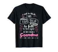 I became a Grandma Granny Grandmother Granny Gran Gift T-Shirt