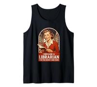 I Became A Librarian For The Money And Fame Tank Top