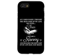 I Became A Nanny Best Part Of My Life Funny First Time Nanny Case for iPhone SE (2020) / 7/8