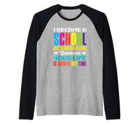I Became A School Counselor Because Your Life Raglan Baseball Tee
