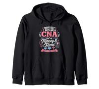 I Became Cna Funny Certified Nursing Assistant Nurse T-Shirt Zip Hoodie
