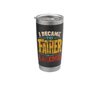 I Became The Father I Needed Fathers Day Dad Daddy Stainless Steel Insulated Tumbler
