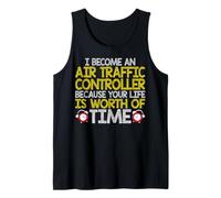I Become an Air Traffic Controller - Air Traffic Control ATC Tank Top