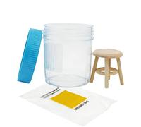 i-Beeboo Funny Nurse Gifts Novelty Stool Sample Gag Gift Set, Medical Office Prank Container with Bag White Elephant Gift for Doctors Women Men