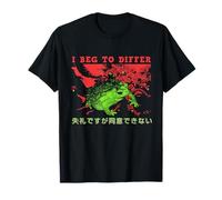 I Beg To Differ Frog Japanese T-Shirt