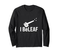 I BeLEAF Leaf Blower Fall Foliage Gardening Landscaping Long Sleeve T-Shirt