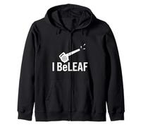 I BeLEAF Leaf Blower Fall Foliage Gardening Landscaping Zip Hoodie