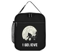 I Believe Bigfoot Insulated Lunch Bag Reusable Cooler Lunchbox Tote Meal Container for Women Men