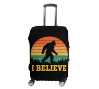 I Believe Bigfoot is Moving Luggage Case Cover Protective Suitcase Covers Anti Scratch Baggage Washable Fits 19-32 Inch S