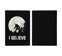 I Believe Bigfoot Travel Passport Wallet Credit Card Holder Cover Case Protector