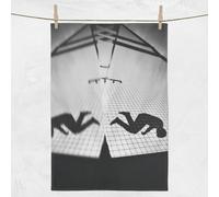 I Believe I Can Fly Cotton Tea Towel - White