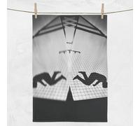 I Believe I Can Fly Cotton Tea Towel - White