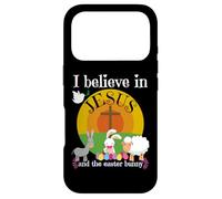 I Believe In Jesus And The Easter Bunny Girl Boy Funny Cute Case for iPhone 17 Pro
